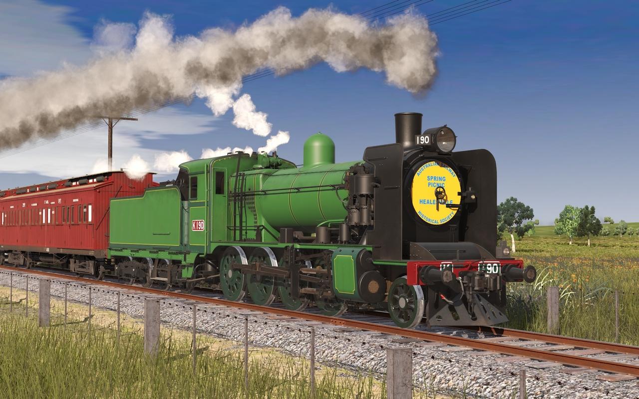 VR K class - K190 2 Tone Green - Image 8